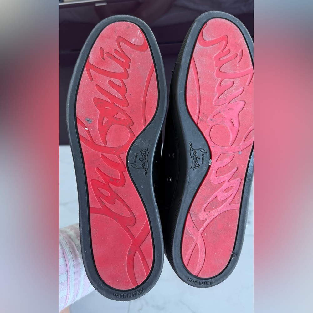 Christian Louboutin Louis Junior Spikes Flat - Picture 4 of 4